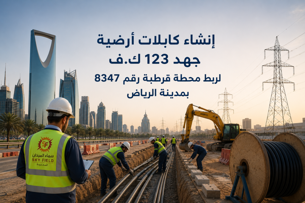 مشروع ربط محطة قرطبة (132 ك.ف) بمدينة الرياض